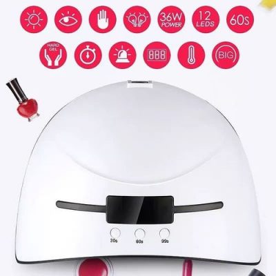 36W Portable UV Lamp Super Nail Gel Drier - Image 7