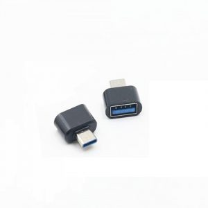 Type-C OTG Male To USB Type A Female USB Adapter Black