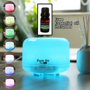 500ml Ultrasonic Humidifier + Free Essential Oil