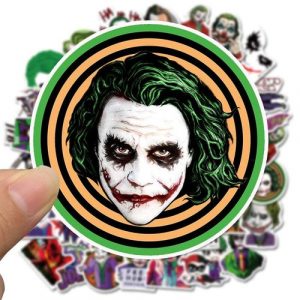 Joker Anime Stickers Cartoon Clown Style Stickers