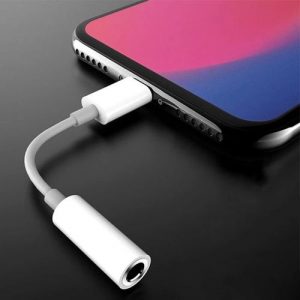 Iphone 8Pin To 3.5mm Jack Audio Headphone Adapter