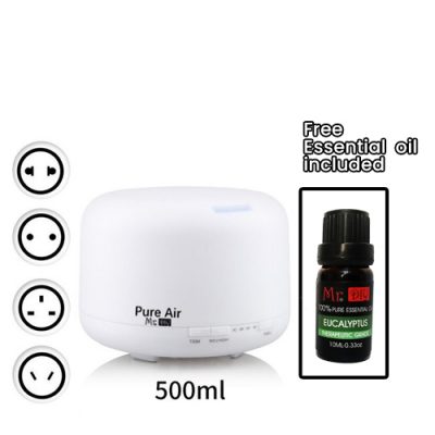 500ml Ultrasonic Humidifier + Free Essential Oil - Image 9