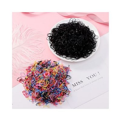 1000PCS Disposable Girls Elastic Hair Bands - Image 4