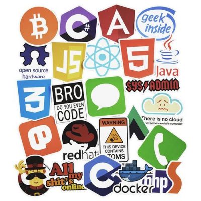 50 Pcs Internet Java Programming Language Logo Cool Stickers - Image 4