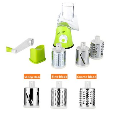 Tabletop Vegetable Cutter Slicer With 3 Chopper Blades - Image 4