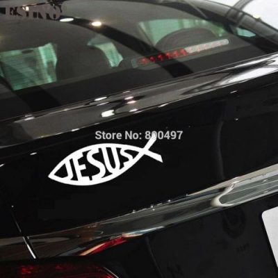 Jesus Fish 3d Car Badge Sticker - Image 6