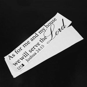 We Will Serve The Lord Quotes- Christian Wall Stickers