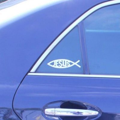 Jesus Fish 3d Car Badge Sticker - Image 10