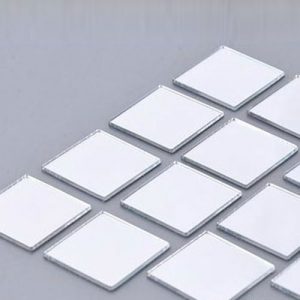 100pcs Luxury Acrylic 2x2cm Sticker Silver