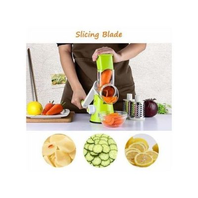 Tabletop Vegetable Cutter Slicer With 3 Chopper Blades - Image 8