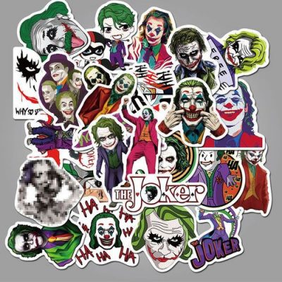 Joker Anime Stickers Cartoon Clown Style Stickers - Image 8