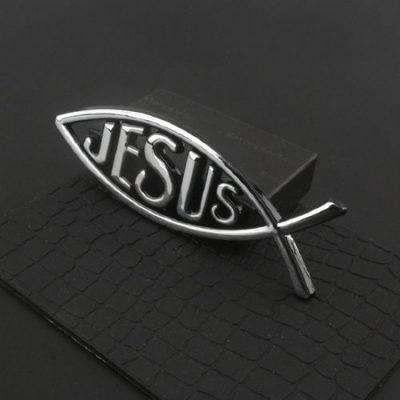 Jesus Fish 3d Car Badge Sticker - Image 9