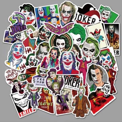 Joker Anime Stickers Cartoon Clown Style Stickers - Image 9