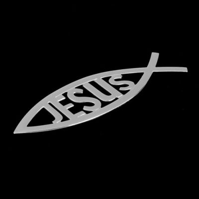 Jesus Fish 3d Car Badge Sticker - Image 8