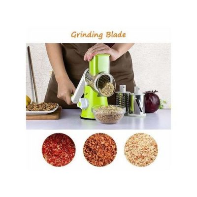 Tabletop Vegetable Cutter Slicer With 3 Chopper Blades - Image 6