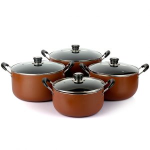 8pcs NON-STICK COOKWARE SET (BIG SIZE)