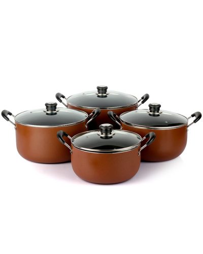 8pcs NON-STICK COOKWARE SET (BIG SIZE)