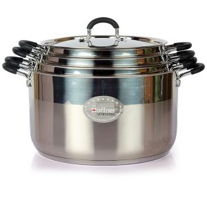 8PCS HOFFNER STAINLESS STEEL COOKWARE SET