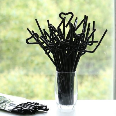 Disposable Party Cocktail Plastic Straw - 100pcs - Image 5