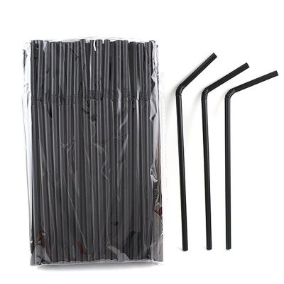 Disposable Party Cocktail Plastic Straw - 100pcs - Image 3