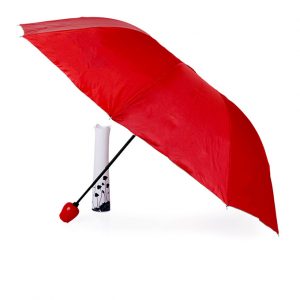 Rose Shaped Bottle Umbrella – red