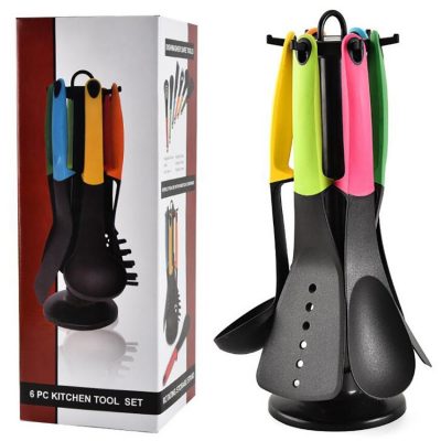 6PCS Colorful Cooking Nonstick Kitchen Utensils Set