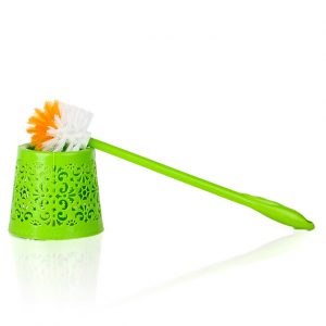 Toilet Brush With Flower Design Base