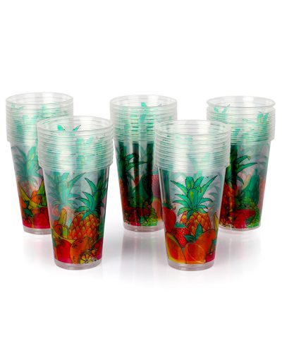 Disposable Smoothie Cups With Dome Lid - 50pcs - Image 2