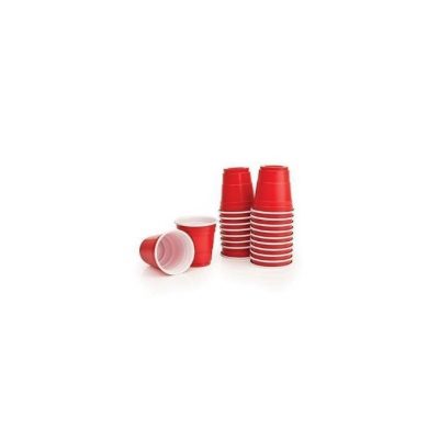 50cs Big Disposable Fancy Party Cup - Red - Image 4