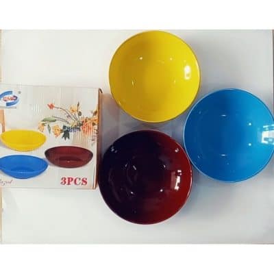 SMP Colorful Serving Bowl Set - 3pcs - Image 2