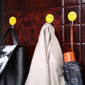 Emoji Strong Self Adhesive Wall Hook – 9pcs