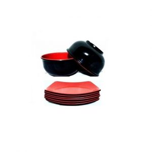 Unbreakable Bowl and Plate Set – 12 Pieces