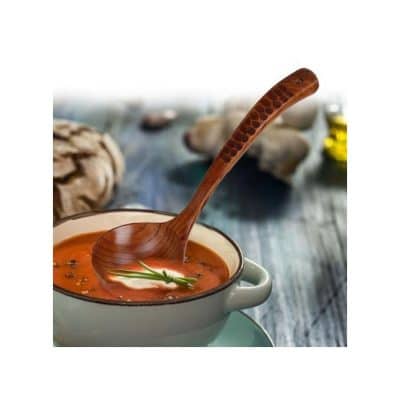 Wooden Kitchen Porridge Cooking Spoon - Image 4