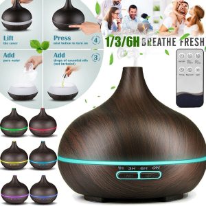 550ml Humidifier Diffuser Colorful Lamp