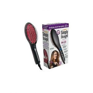 Ceramic Hot Comb Electric Brush Hair Straightener