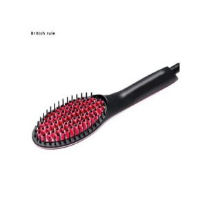 Ceramic Hot Comb Electric Brush Hair Straightener