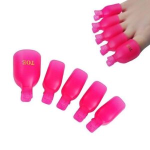 5pcs Plastic Toe Nail Polish Remover