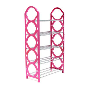 5 FLOORS SIMPLE MODERN SHOE RACK – pink