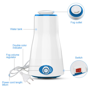 3L Ultrasonic Air Purifier & Humidifier Blue