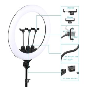 22” Selfie Ring Light And Stand/ Free bag