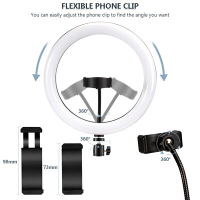 22'' RGB Selfie Ring Light And Stand/ Free Bag - Image 2