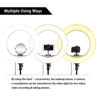 18'' Selfie Ring Light And Stand/ free bag - Image 6