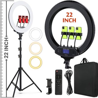 22'' RGB Selfie Ring Light And Stand/ Free Bag