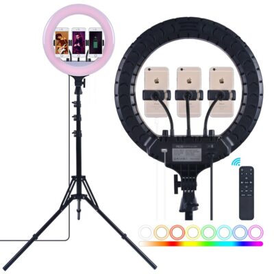 22'' RGB Selfie Ring Light And Stand/ Free Bag - Image 3