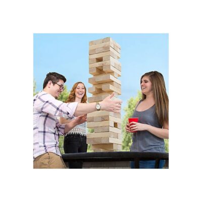 Mr. Diy Jenga Game For Kids & Adults - Large Size - Image 5