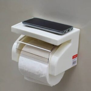 Bathroom Wall Mount Waterproof Tissue paper Phone Rack Case holder