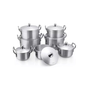 7pcs High Quality Cookware Sets Aluminum Pot