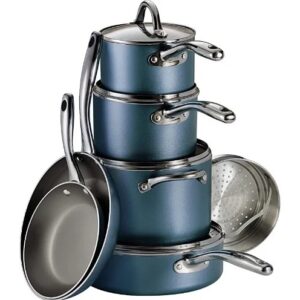 11pcs Tramontina Nonstick Cookware Set Blue