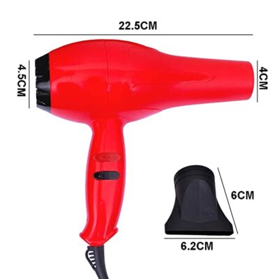 Nova multipurpose Hair Dryer 2000W - Red - Image 4