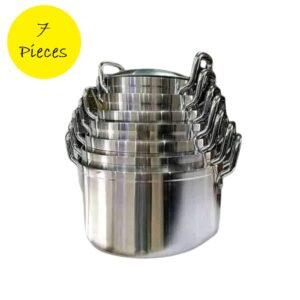 7Pcs Tornado Aluminum cooking Pots Set